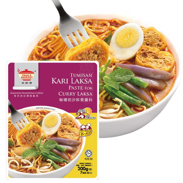 馬來西亞 田師傅咖哩叻沙即煮醬料 - ( 200g )