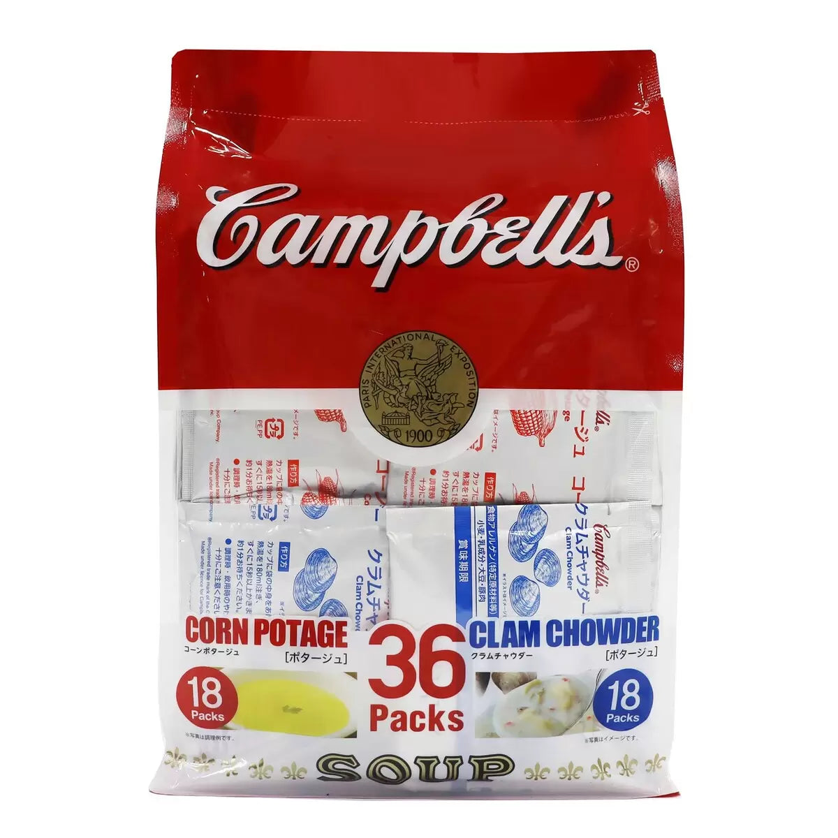 🇯🇵 日本直送 Costco Campbell’s 金寶湯 周打蜆湯 & 粟米濃湯 (36包裝) 🍵