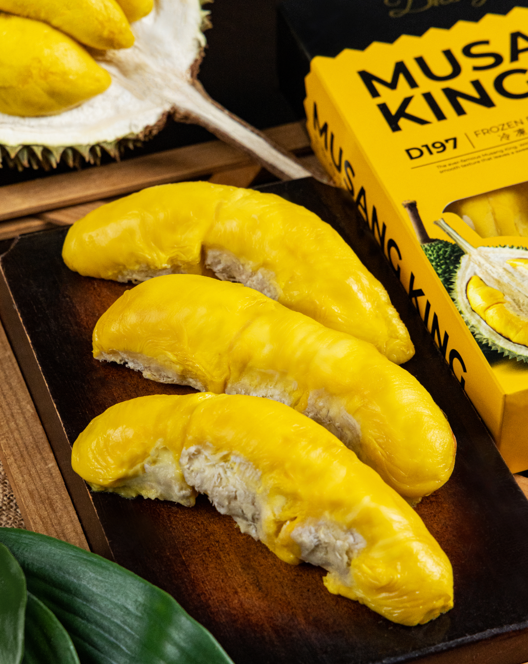 馬來西亞 DKing 國宴級 100% D197 猫山王 冷凍榴槤果肉 ( 400g )
