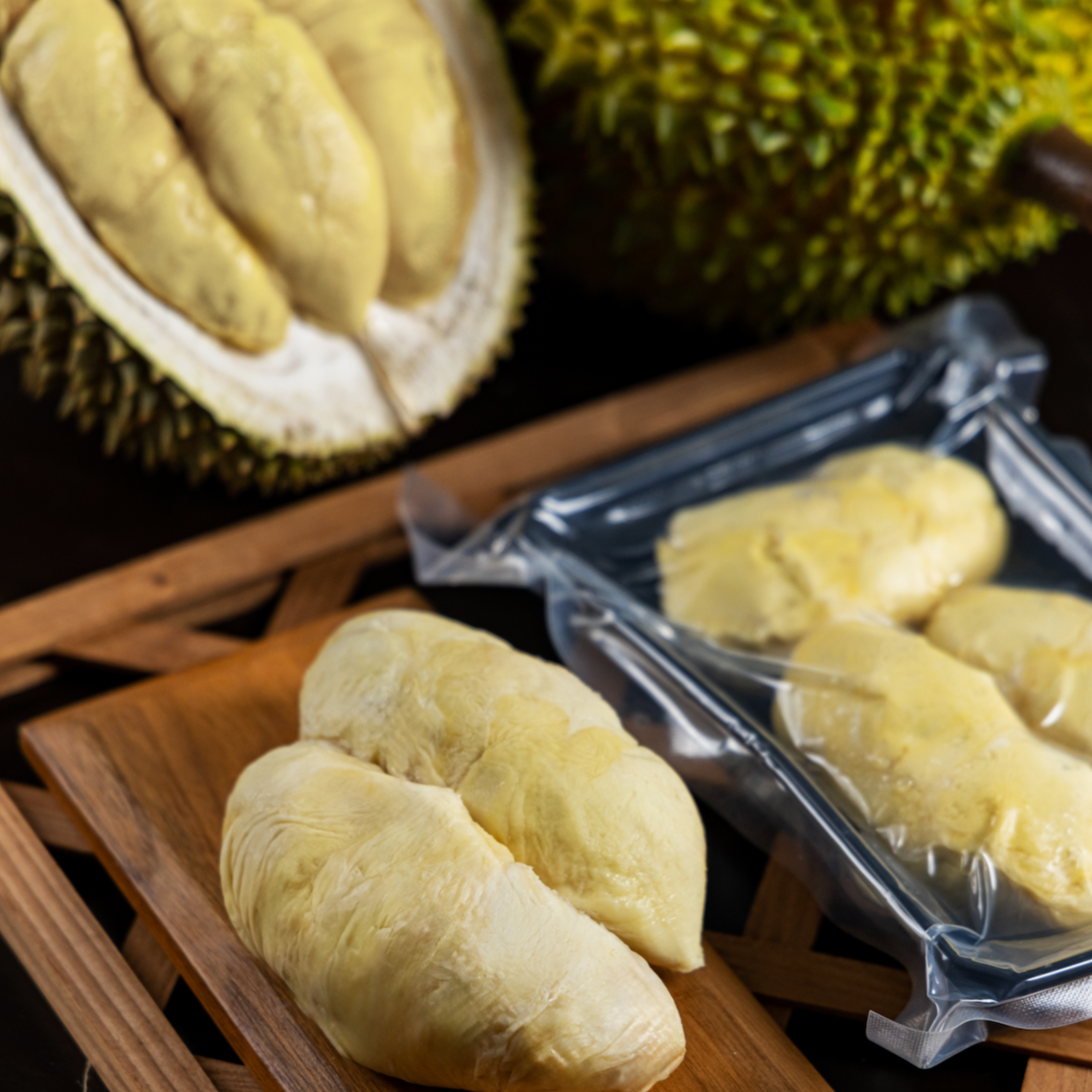 馬來西亞 DKing 國宴級 D24XO 蘇丹王 冷凍榴槤果肉 ( 400g )