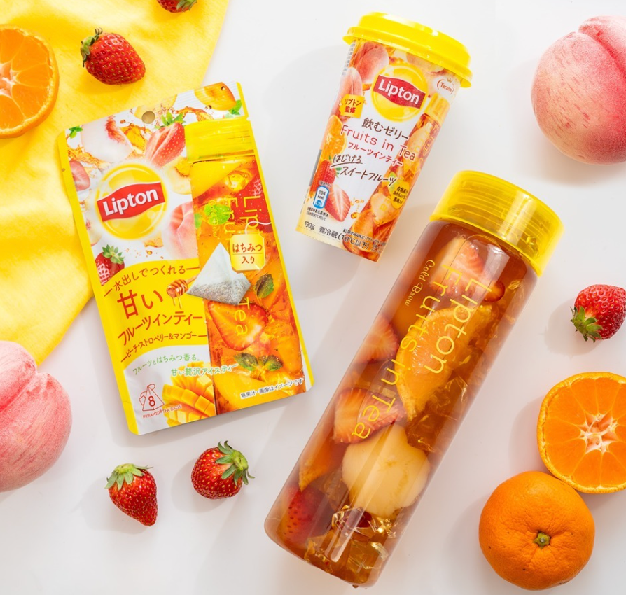 日本直送 Costco Lipton 冷泡冰茶組合 (3種口味,共68包)
