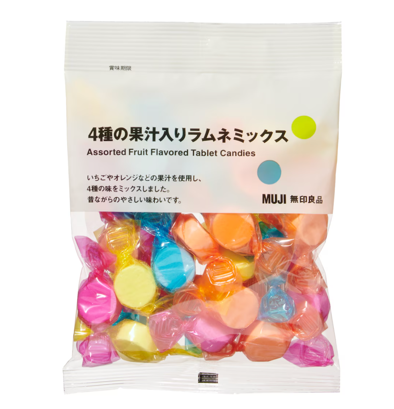 日本直送 Muji 無印良品 4種果汁波子汽水粉糖