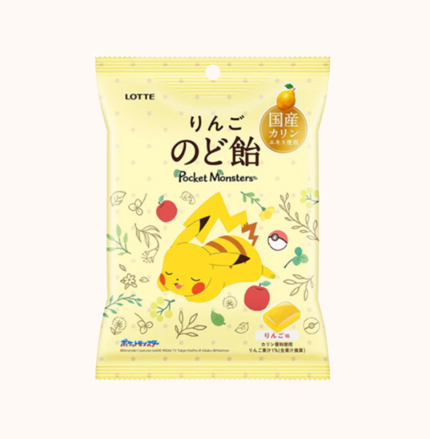 日本直送 Pokémon 皮卡丘蘋果潤喉糖 🍏 ( 75g)