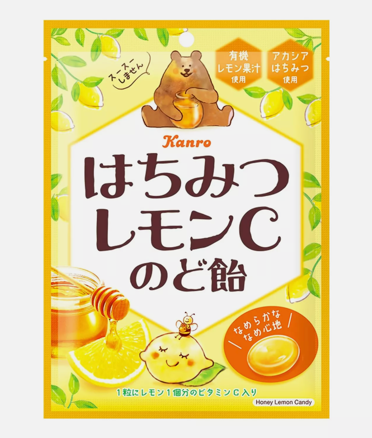 Japan Direct ðŊ Kanro Honey Lemon C Throat Candy ð