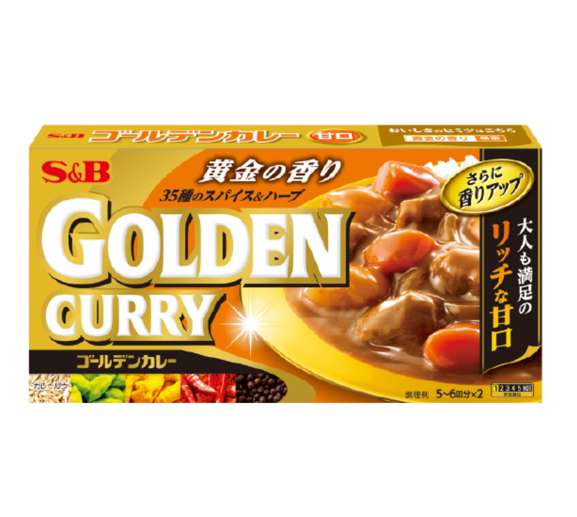 日本直送 S&B 黃金咖哩 甜味咖喱 甘口 🍛( 198g)