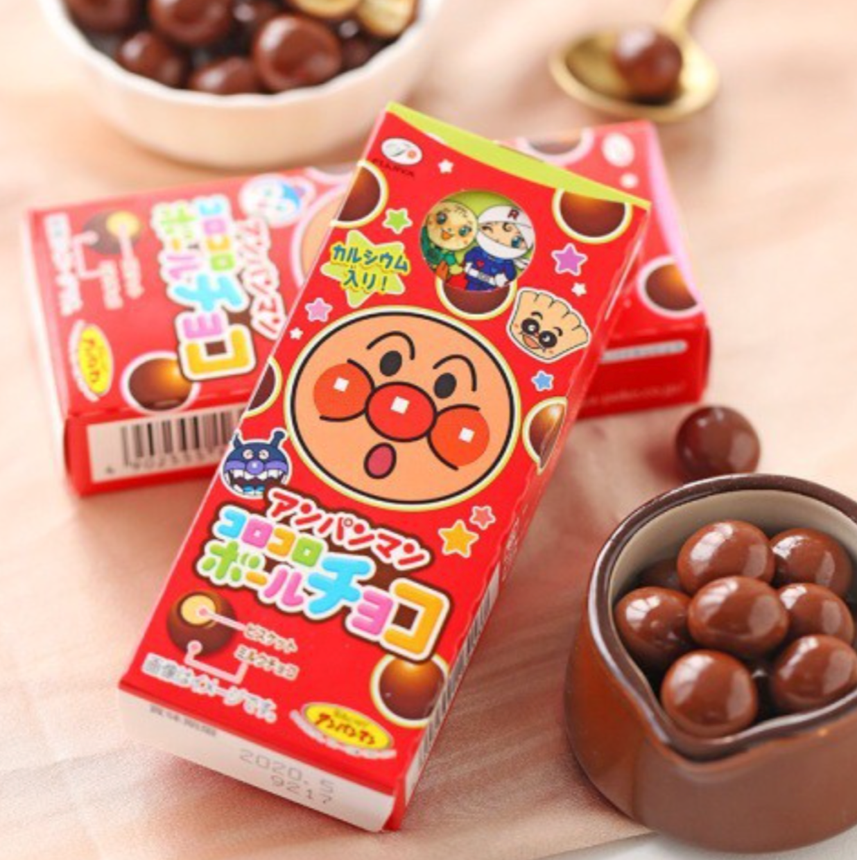 日本直送 麵包超人波波朱古力 🍫