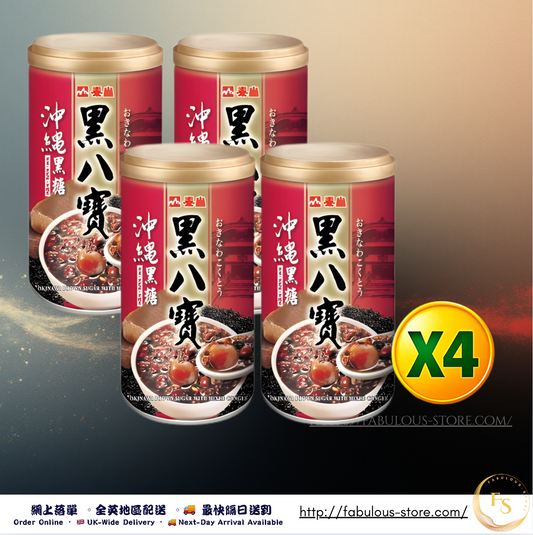 台灣 泰山 沖繩黑糖黑八寶(340ml ) X 4