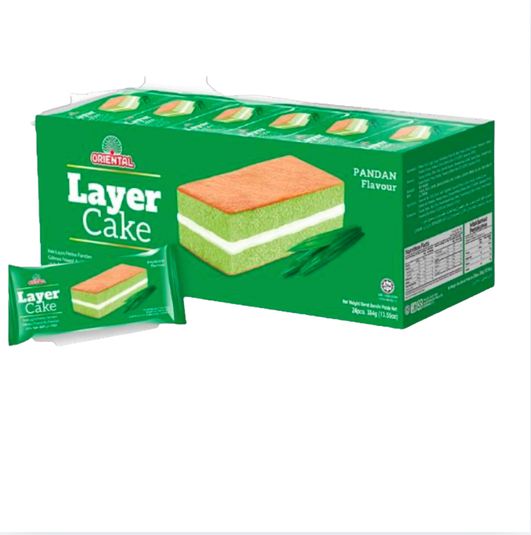 馬來西亞 班蘭千層蛋糕( 24包 )
