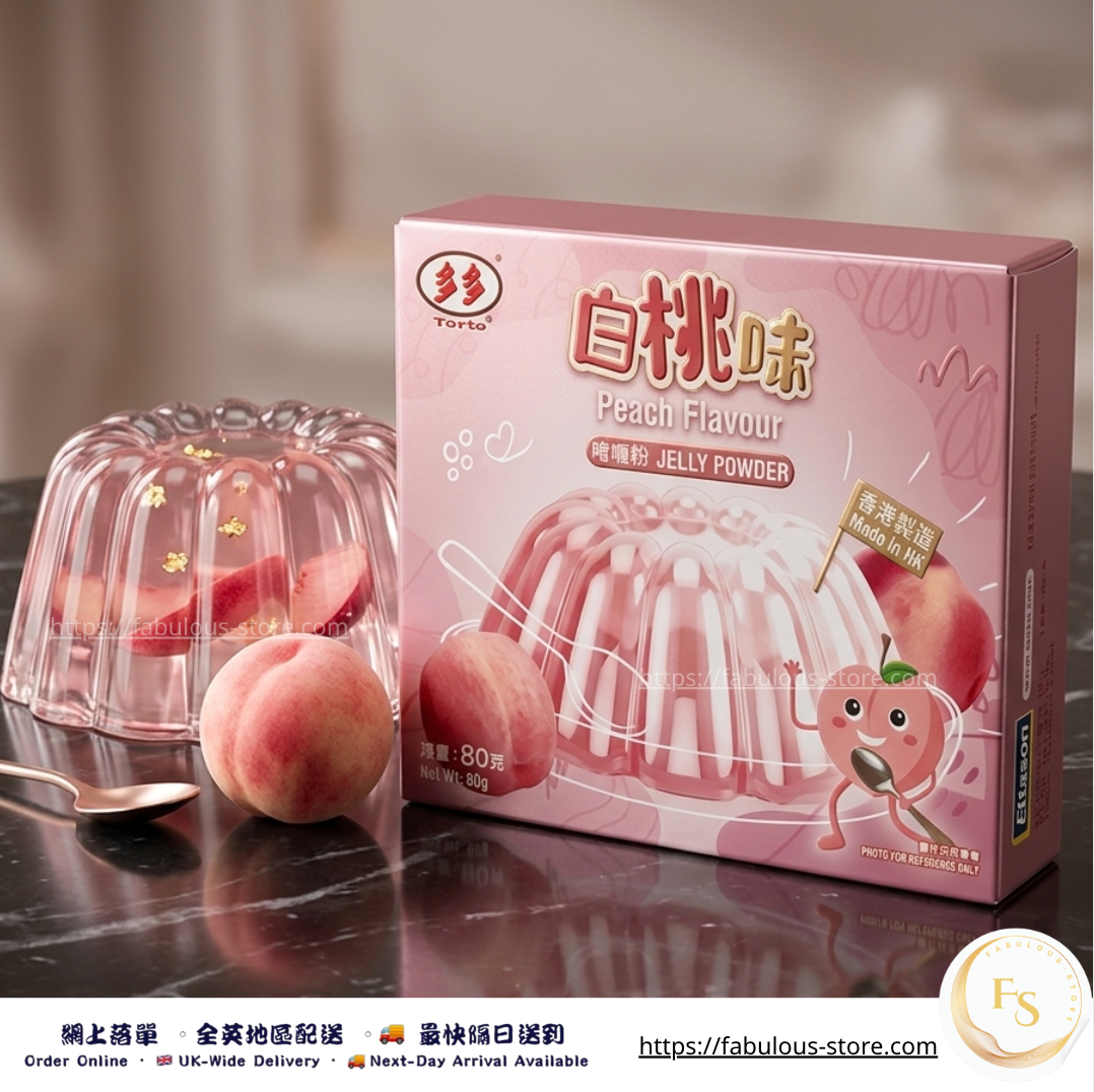 多多 啫喱粉(白桃味)|80g(賞味期:Sep 2026 )