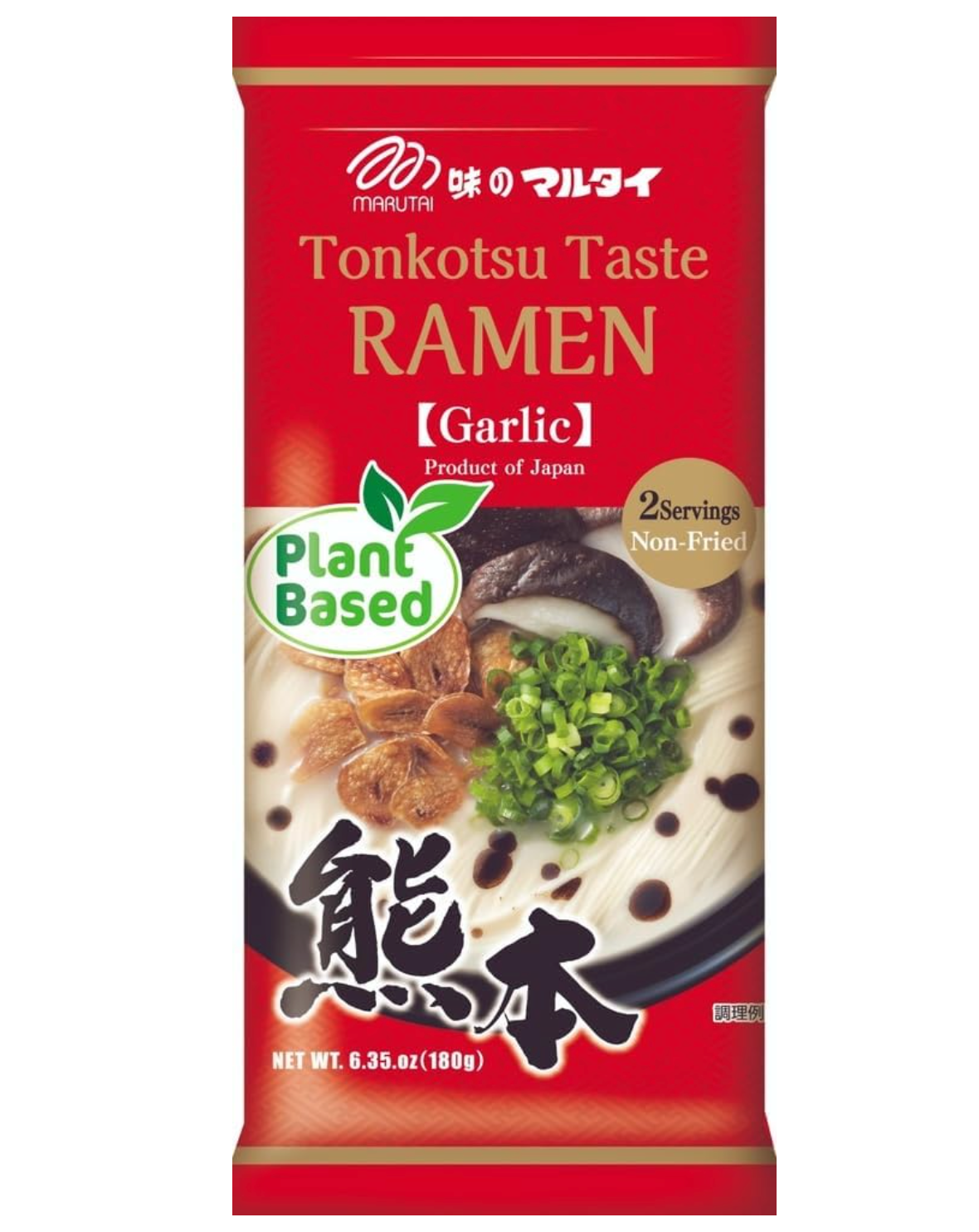 日本 丸太 熊本拉麵 ( 2人份 ) (賞味期 :Nov 2026 )