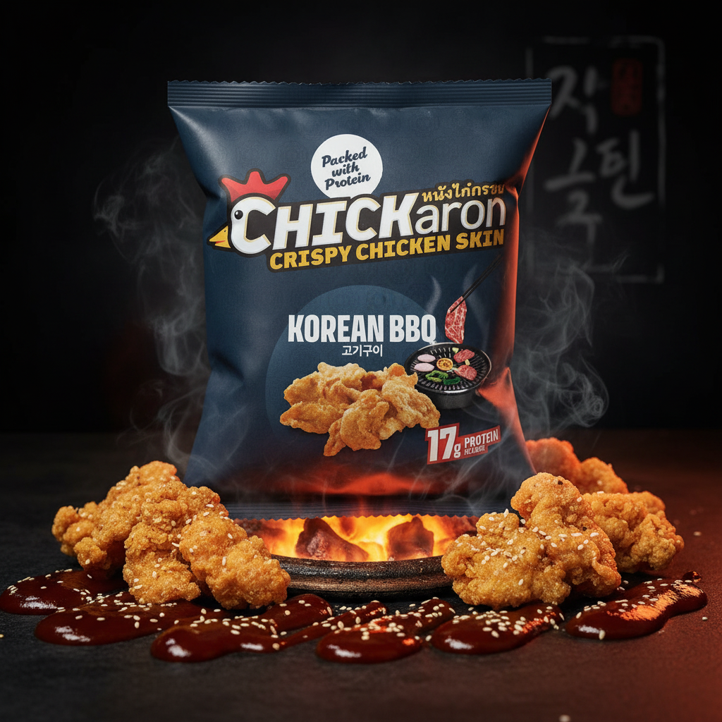 UK CHICKaron Korean BBQ Crispy Chicken Skin 40g (BBD: Dec 2026)