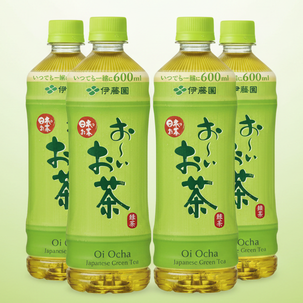 日本 伊藤園 Oi Ocha 綠茶 - 600ml x 4(賞味期:30 Sep 2026)
