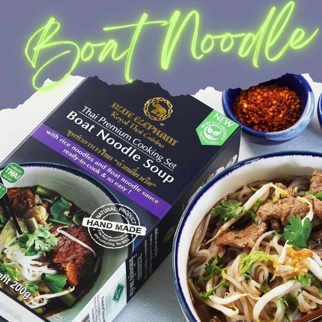 Thailand Blue Elephant Boat Noodle Soup Cooking Set – 210g