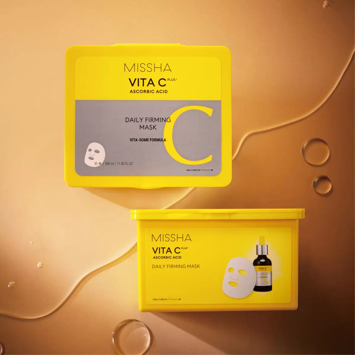 日本直送 MISSHA 維他命C緊緻面膜 30片x2盒裝