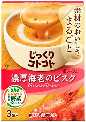 ๐ Japan Pokka ๐ฆ Extra Rich Shrimp Cream Soup (3 Sachets)