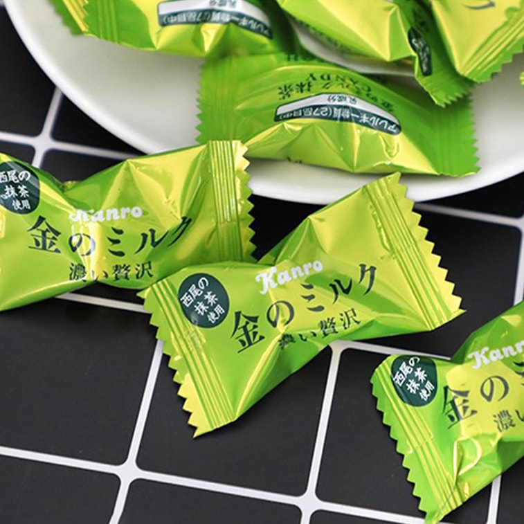 日本直送 🌿 Kanro 金の濃厚 宇治抹茶 x 北海道生奶拿鐵糖 🍵(61g )