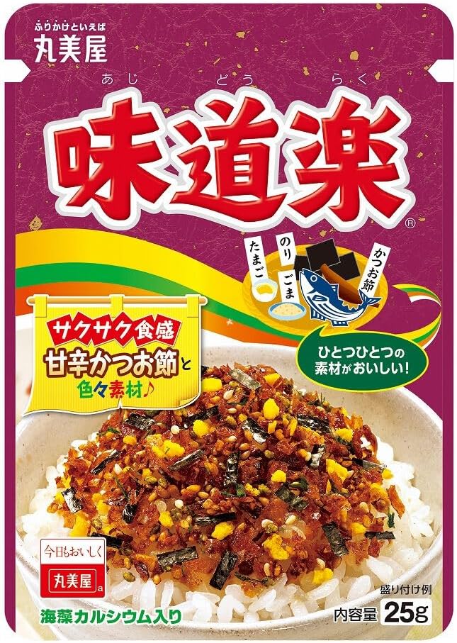 日本直送 丸美屋 味道樂 香脆甘辛鰹魚飯素 (25g)