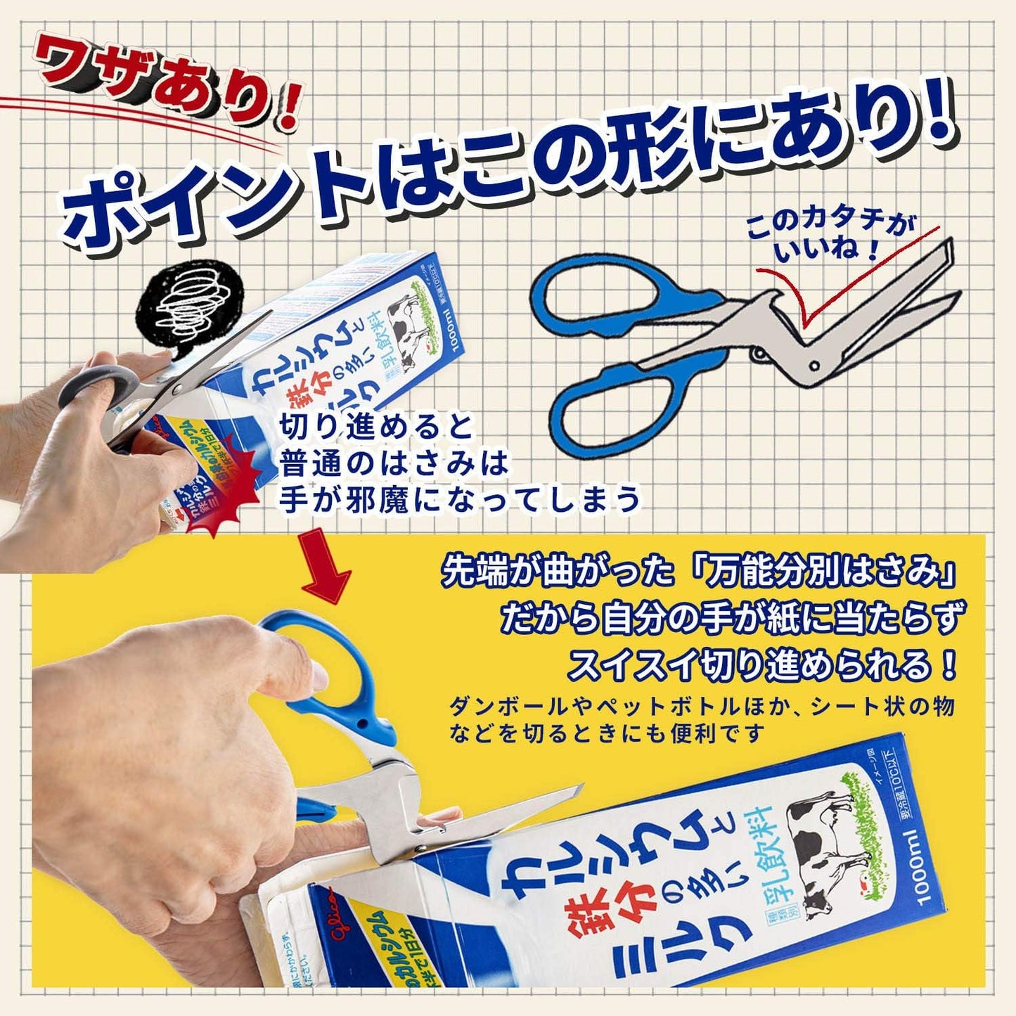日本直送 日本製 萬用工能剪刀