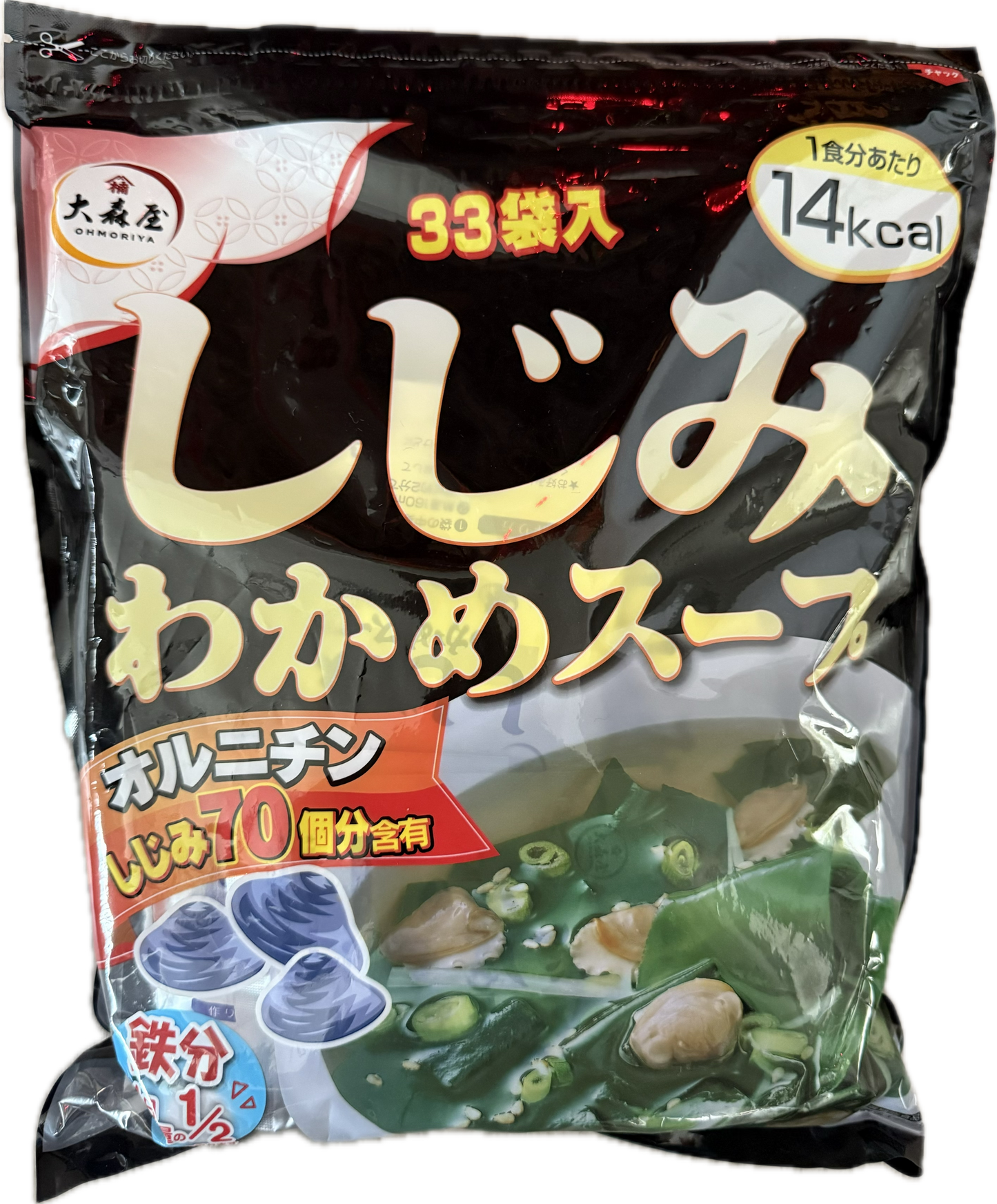 日本直送 Costco 大森屋 蜆仔昆布湯(33包入)