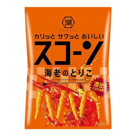 日本 湖池屋 特濃鮮蝦味粟米脆條(73g ) (賞味期:Mar 2027 )