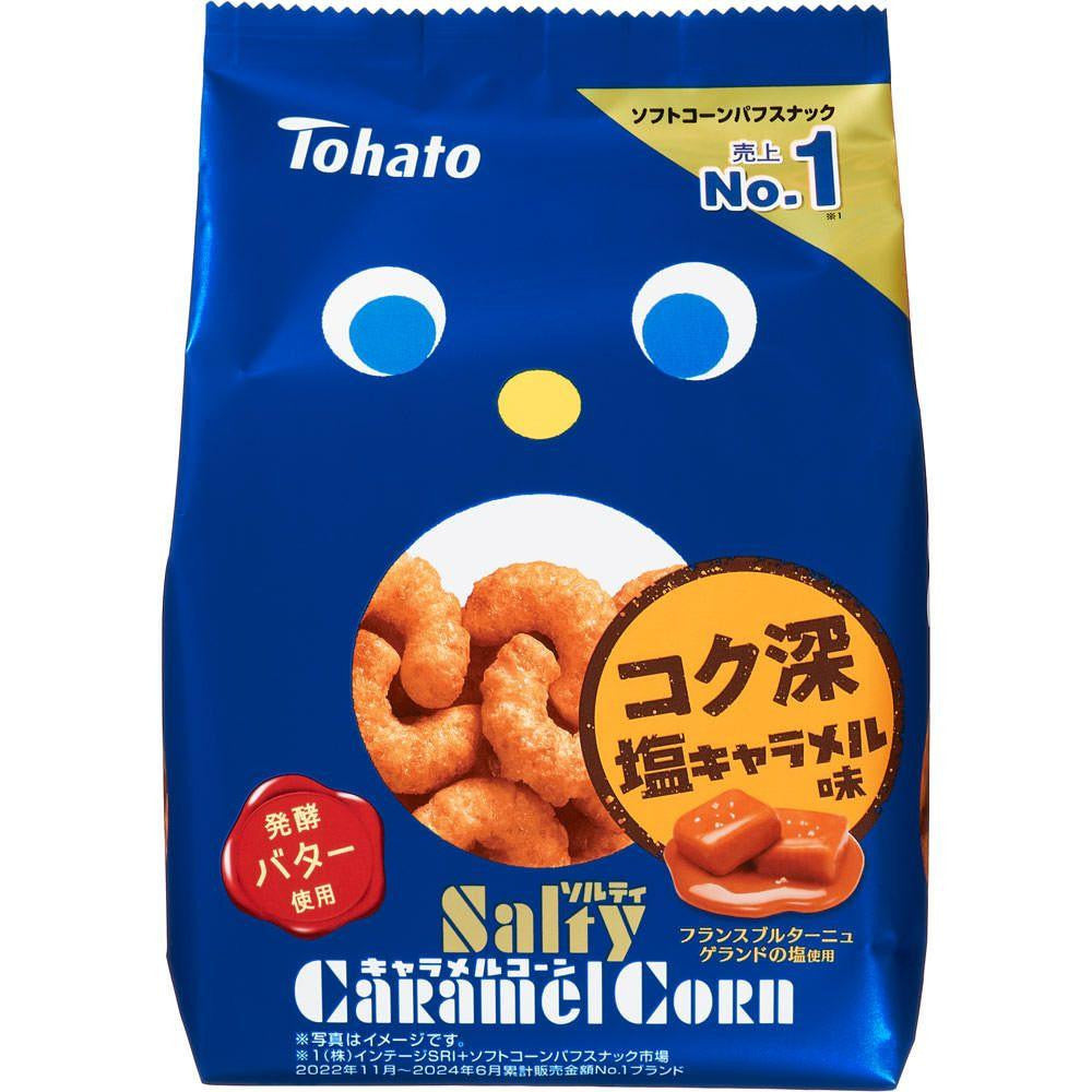 日本 桃哈多 海鹽焦糖粟米脆條 (67g ) (賞味期 :Nov 2026 )