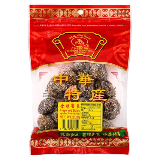 Zheng Feng Brand Dried Honey Dates 200g