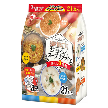 日本直送   Costco IRIS FOODS 濃郁三味即食湯泡燴飯套裝（21食入）
