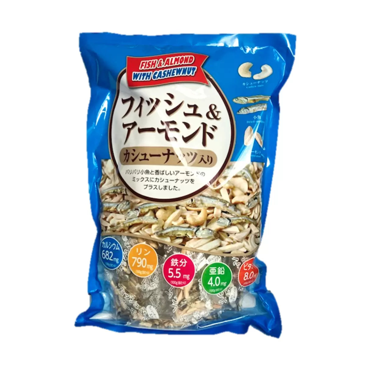 日本直送   Costco 魚&杏仁 含腰果零食包 (420g)