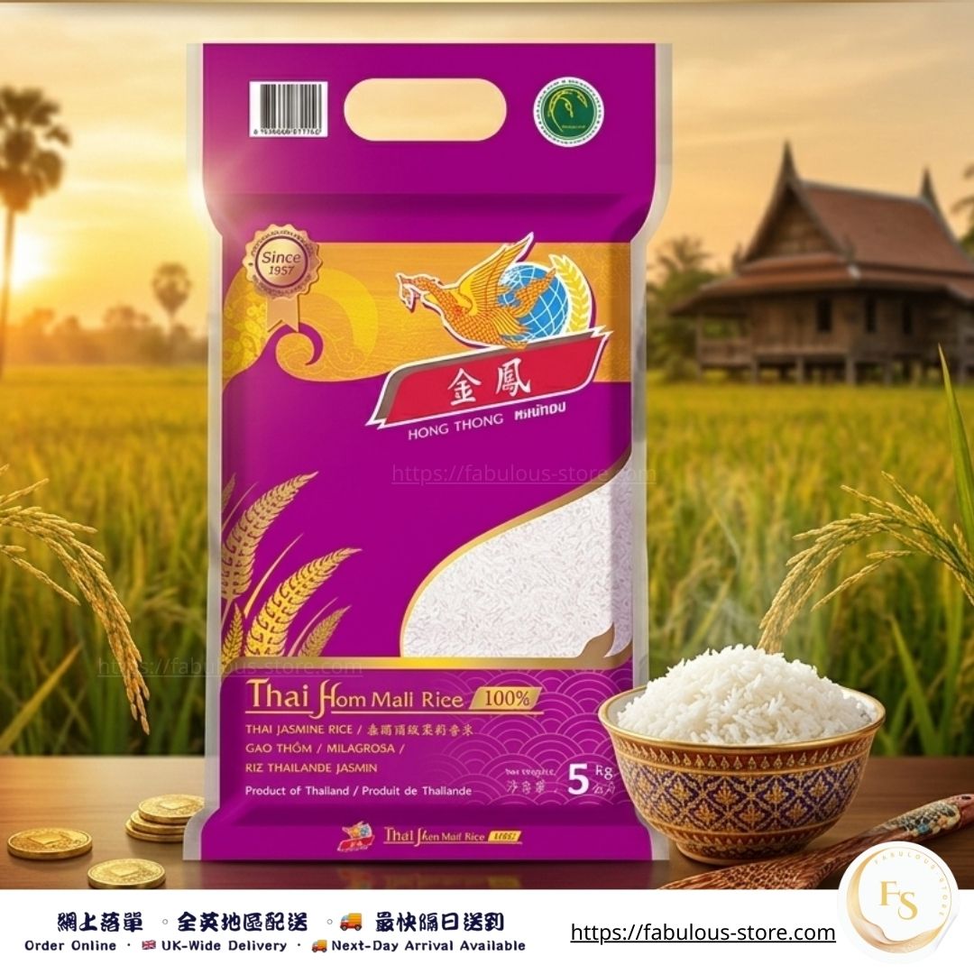 泰國 金鳳牌頂級茉莉香米 ( 5KG ) （賞味期 : Nov 2027 ) - 每張訂單最多 3 包