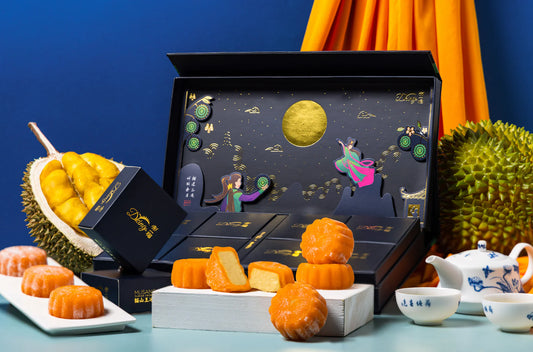 🥮 Malaysia Dking Durian Snow Skin Mooncake (Premium Handmade)