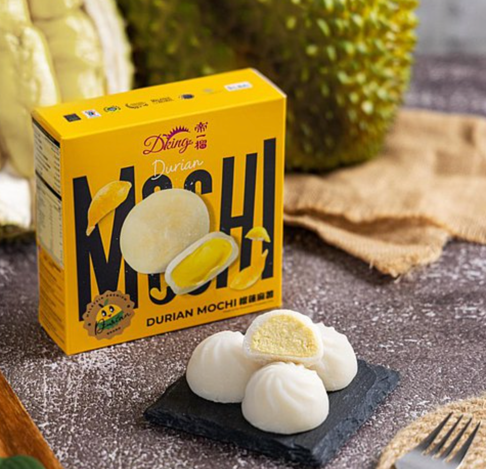 Dking Malaysia D24 Durian Mochi - 4 Pieces Pack