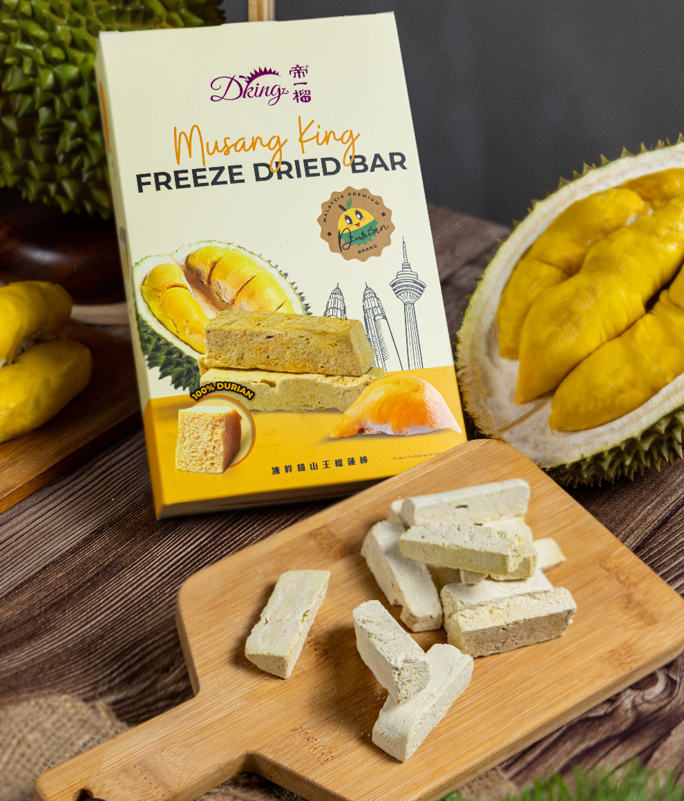 Dking Musang King Durian Crispy FreezeDried Bar