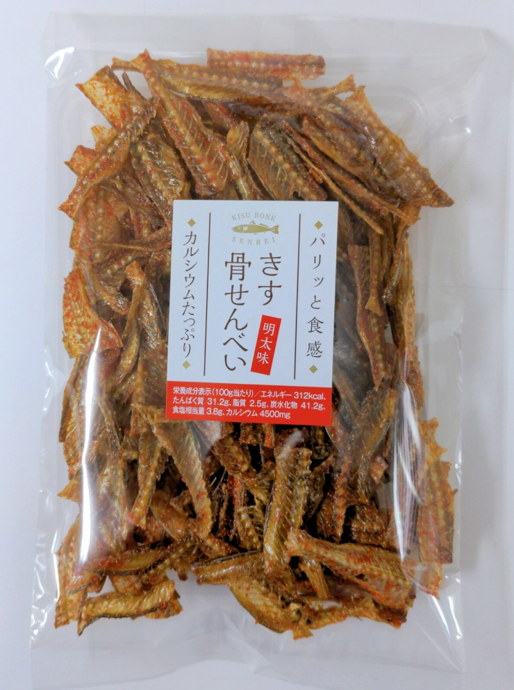 日本直送 Kisu Bone 明太子魚骨