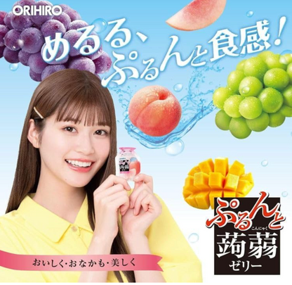 日本直送 🍑🍇水果魔芋果冻什锦套装（48个家庭装）🍏🍊