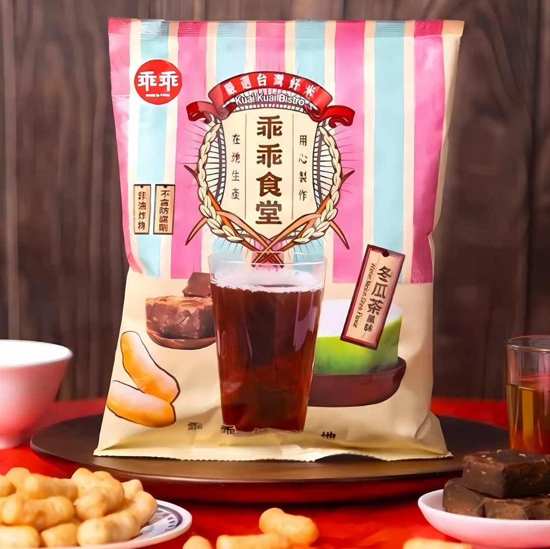 台灣直送 乖乖食堂米菓 冬瓜茶口味 60g