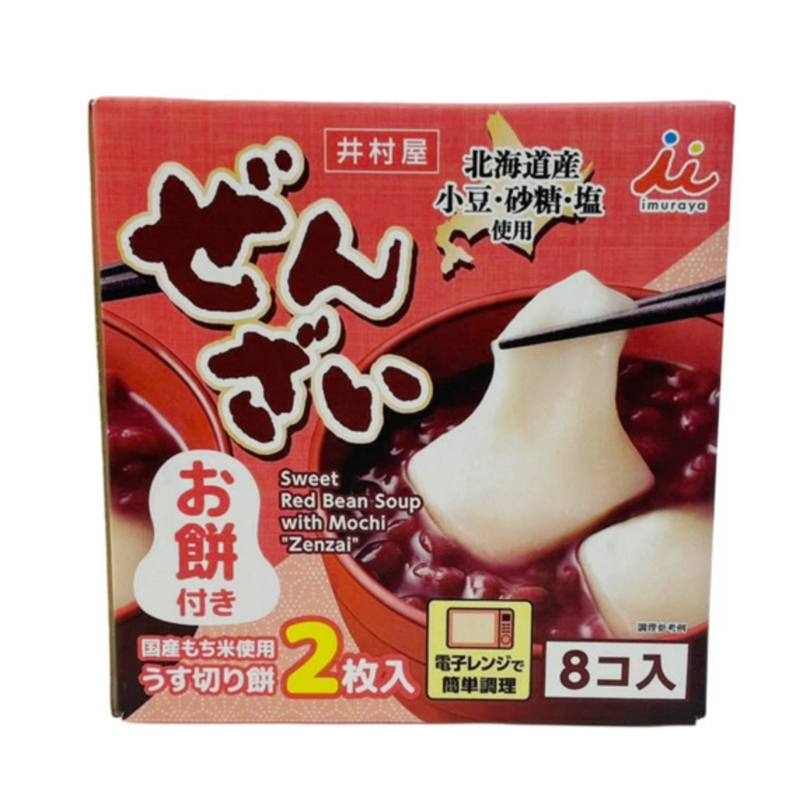 日本直送 Costco 🍵 日本井村屋 北海道年糕紅豆湯 (720g / 180g x 4)