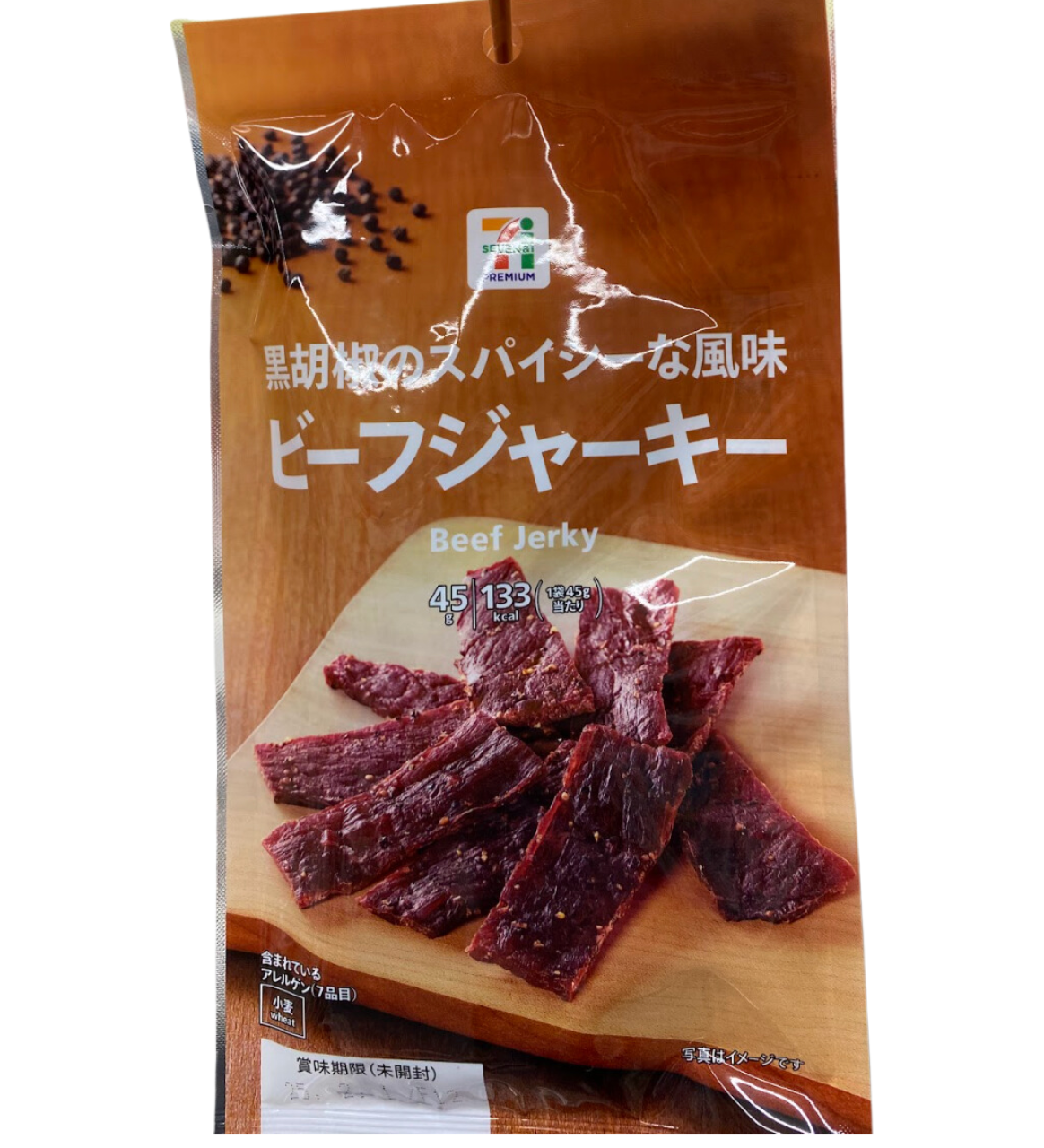 日本直送  7-11 期間限定  🌶️ 黑胡椒牛肉乾 45g