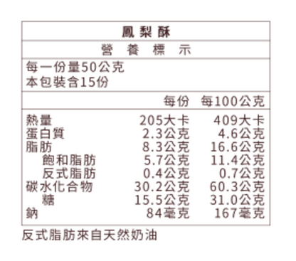 台灣直送 微熱山丘  鳳梨酥 - 15件