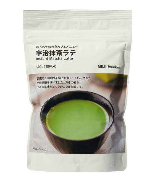 日本直送  Muji 無印良品 宇治抹茶拿鐵 🍵 即沖粉 (170g)