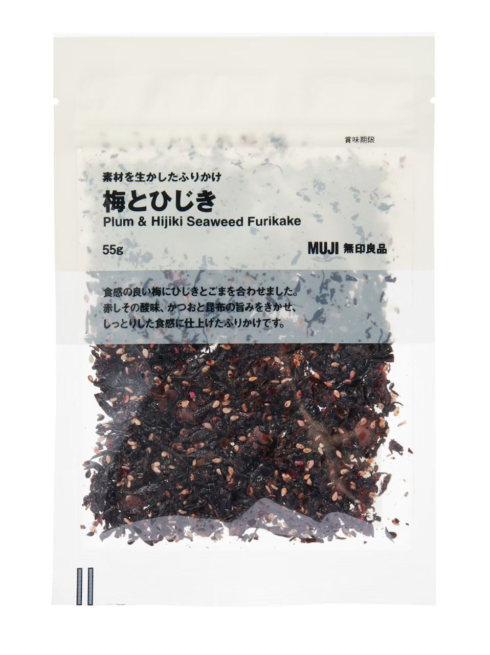 日本直送  Muji 無印良品   梅紫菜香松拌飯料 55g