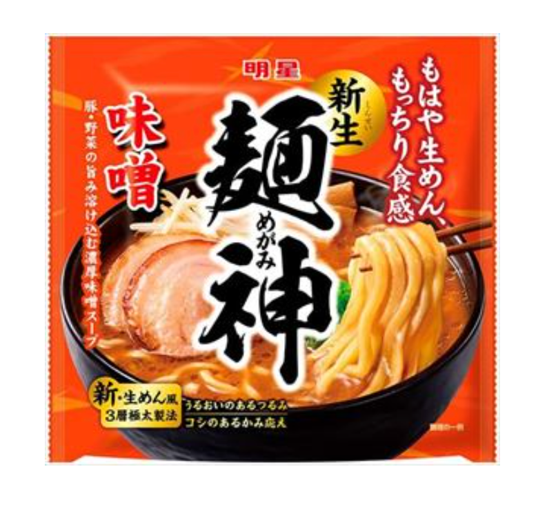 日本直送 明星食品 麵神 濃香 味噌拉麵 112g