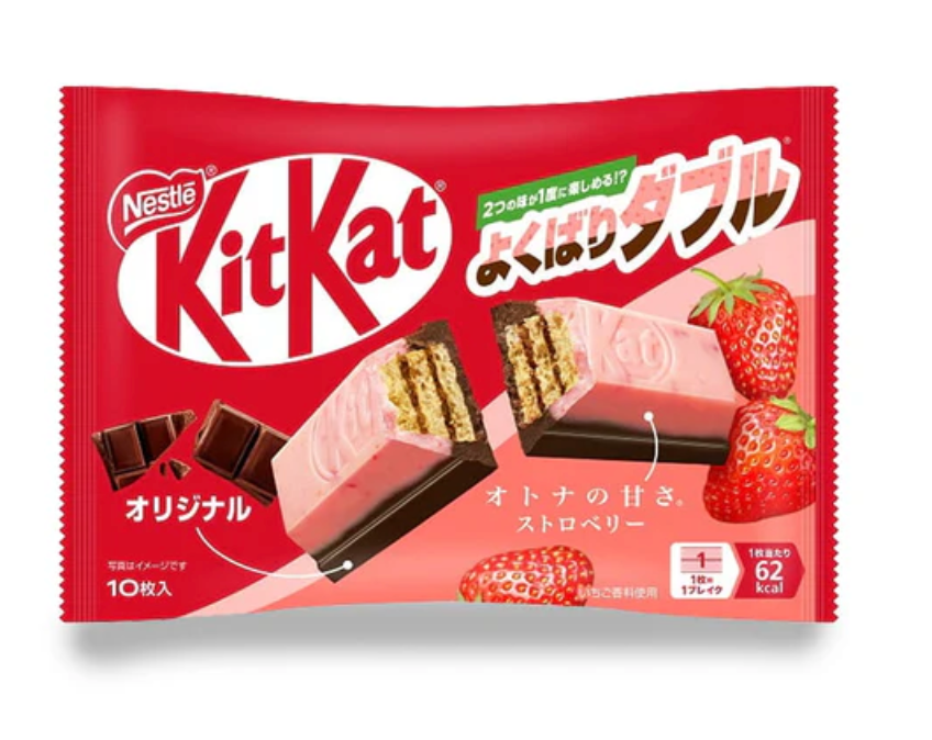 日本直送 🍵 KitKat 日版 士多啤梨朱古力餅 （10片）