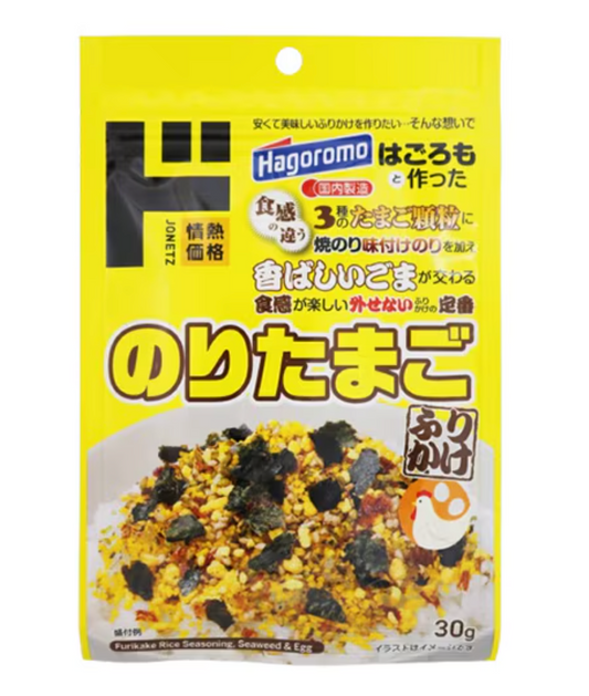 日本直送  Hagoromo 經典海苔蛋拌飯香鬆 飯素（30g）