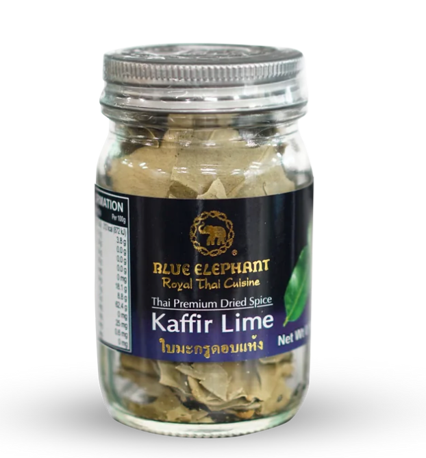 Thailand Blue Elephant Dried Kaffir Lime Leaves – 4g