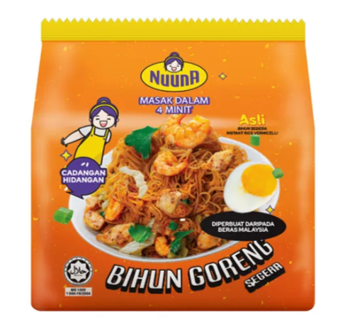 馬來西亞直送 🍜 Nuuna 即食乾炒米粉（原味）（65克 x 5包）