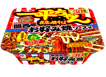 日本直送 明星 一平夜店炒麵｜關西風御好燒醬味（122g）