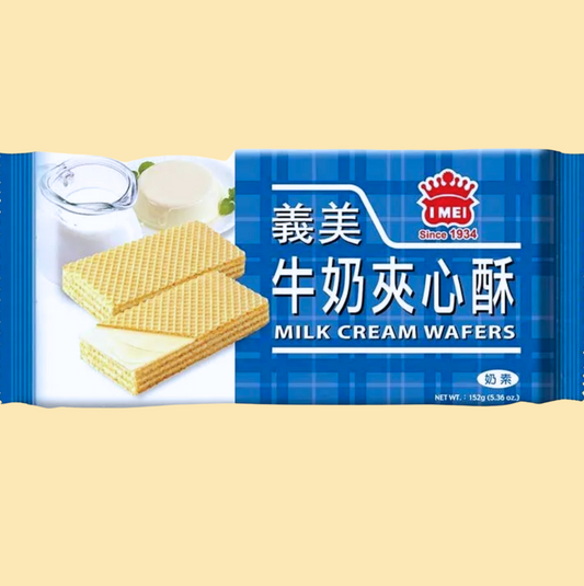 台灣 義美夾心酥 / 威化餅 - 牛奶 （ 152g ）