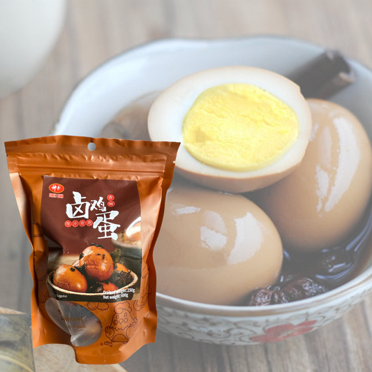 神丹 滷水蛋 ( 有殼雞蛋 )  -香辣 ( 250g )
