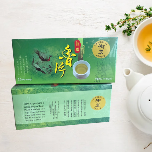 Premium Jasmine Tea Bags (25 bags)】