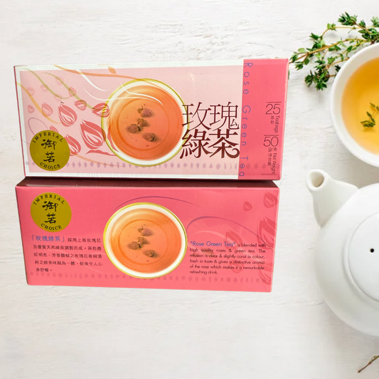 Rose Green Tea (25 Teabags｜50g)